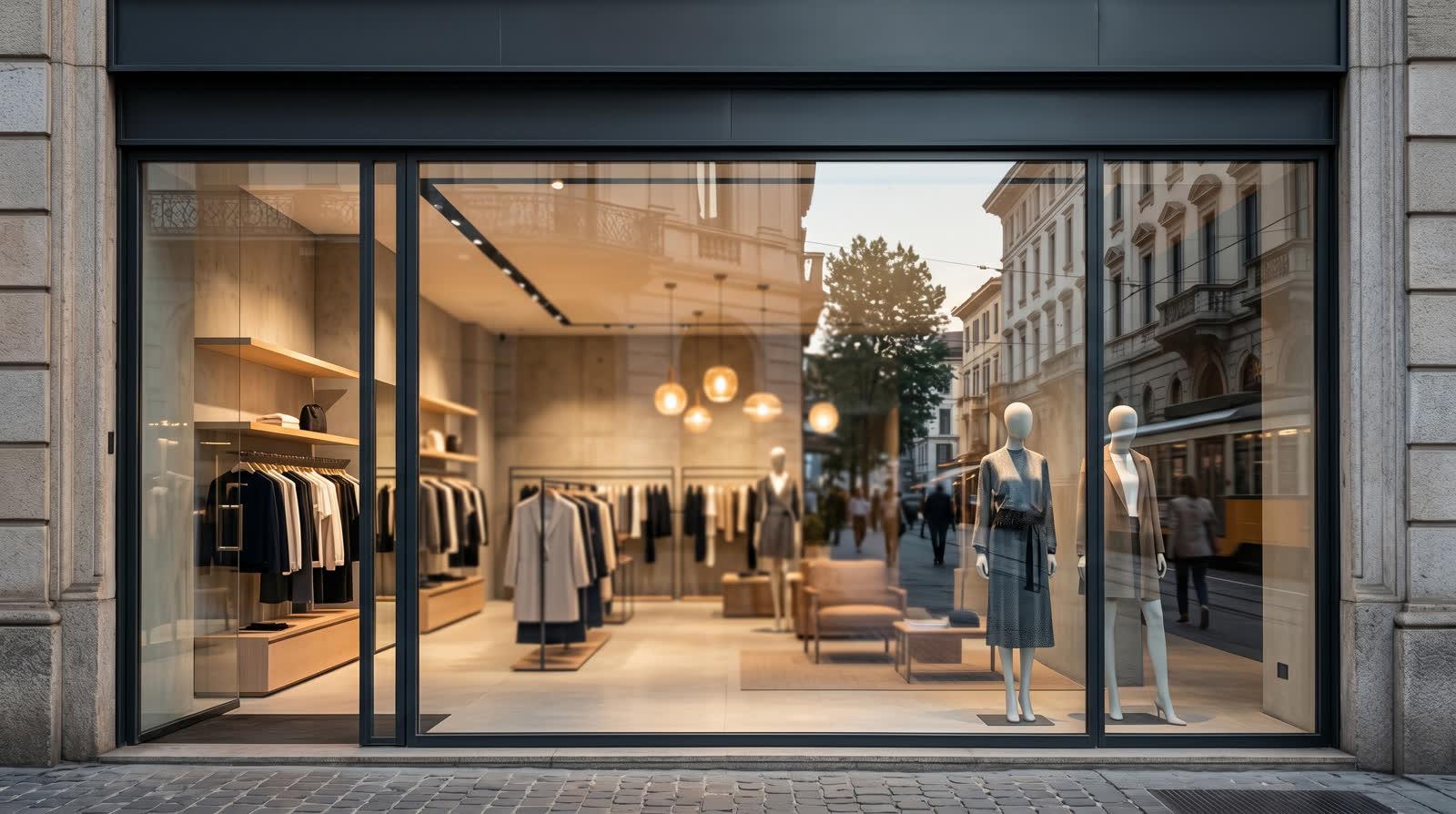 A modern storefront where deals are redeemed