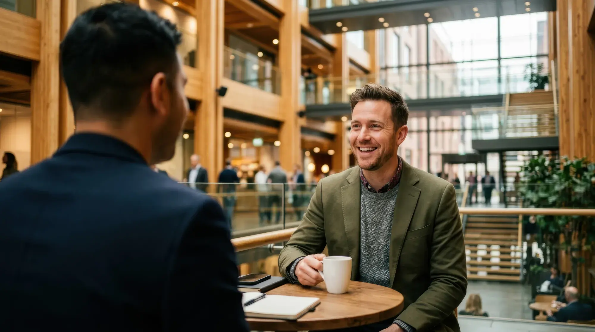 A business handshake on a dark background